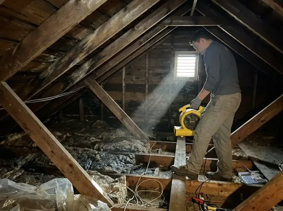 attic-water-damage-drying-proc-007 — frequently asked questions, Emergency Water Extraction & 24/7 Flood Response in Mondovi…